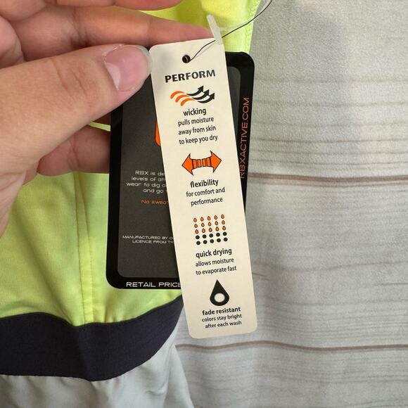 RBX Gray & Yellow Athletic Sleeveless Dress Size Medium - Picture 7 of 8